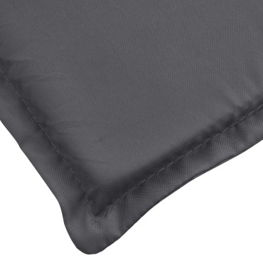 vidaXL Μαξιλάρι Ξαπλώστρας Ανθρακί 200x50x3cm από Ύφασμα Oxford