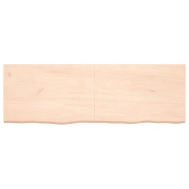 vidaXL Επιφάνεια Τραπεζιού 180x60x(2-6)cm Ακατέργαστο Μασίφ Ξύλο Δρυός 1 τεμ.