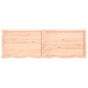 vidaXL Επιφάνεια Τραπεζιού 180x60x(2-6)cm Ακατέργαστο Μασίφ Ξύλο Δρυός 1 τεμ.