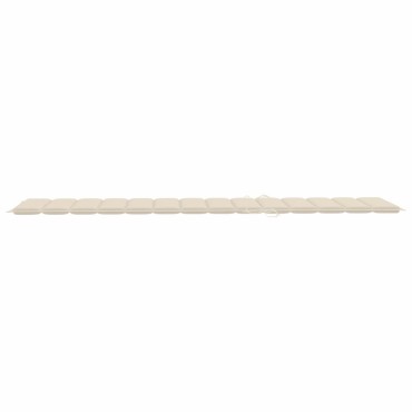 vidaXL Μαξιλάρι Ξαπλώστρας Κρεμ 200x50x3cm από Ύφασμα Oxford