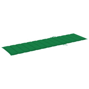 vidaXL Μαξιλάρι Ξαπλώστρας Πράσινο 200x50x3cm από Ύφασμα Oxford