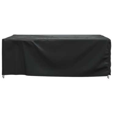 vidaXL Κάλυμμα Επίπλων Κήπου Αδιάβροχο Μαύρο 250x210x90cm 420D 1 τεμ.