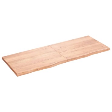 vidaXL Επιφ Τραπεζιού Αν Καφέ 160x60x(2-4)cm Επεξ. Μασίφ Ξύλο Δρυός 1 τεμ.