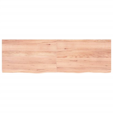 vidaXL Επιφ Τραπεζιού Αν Καφέ 160x50x(2-4)cm Επεξ. Μασίφ Ξύλο Δρυός 1 τεμ.