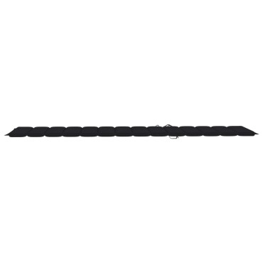 vidaXL Μαξιλάρι Ξαπλώστρας Μαύρο 200x50x3cm από Ύφασμα Oxford