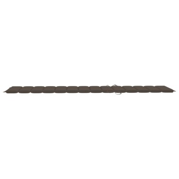 vidaXL Μαξιλάρι Ξαπλώστρας Taupe 200x50x3cm από Ύφασμα Oxford