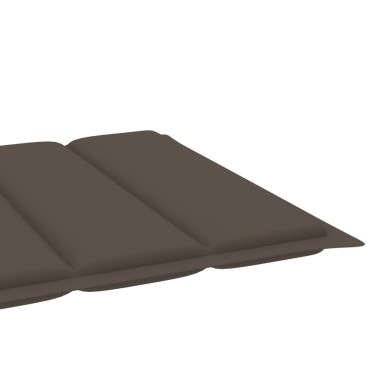 vidaXL Μαξιλάρι Ξαπλώστρας Taupe 200x50x3cm από Ύφασμα Oxford