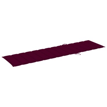 vidaXL Μαξιλάρι Ξαπλώστρας Μπορντό 200x50x3cm από Ύφασμα Oxford