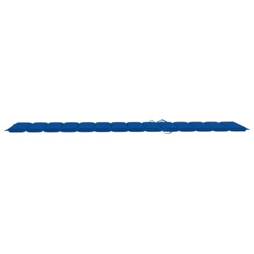 vidaXL Μαξιλάρι Ξαπλώστρας Μπλε Ρουά 200x50x3cm από Ύφασμα Oxford