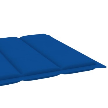 vidaXL Μαξιλάρι Ξαπλώστρας Μπλε Ρουά 200x50x3cm από Ύφασμα Oxford