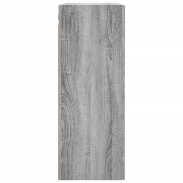 vidaXL Ντουλάπι Επιτοίχιο Γκρι Sonoma 69,5x34x90cm Επεξεργ. Ξύλο 1 τεμ.