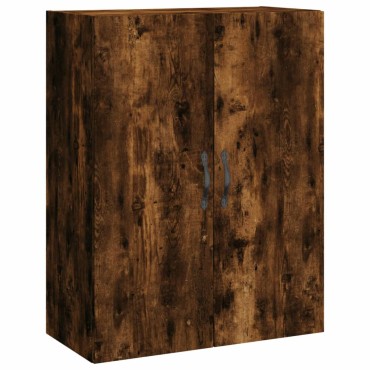 vidaXL Ντουλάπι Τοίχου Καπνιστή Δρυς 69,5x34x90cm Επεξεργ. Ξύλο 1 τεμ.
