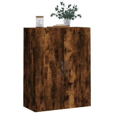 vidaXL Ντουλάπι Τοίχου Καπνιστή Δρυς 69,5x34x90cm Επεξεργ. Ξύλο 1 τεμ.