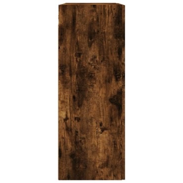 vidaXL Ντουλάπι Τοίχου Καπνιστή Δρυς 69,5x34x90cm Επεξεργ. Ξύλο 1 τεμ.