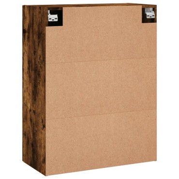 vidaXL Ντουλάπι Τοίχου Καπνιστή Δρυς 69,5x34x90cm Επεξεργ. Ξύλο 1 τεμ.