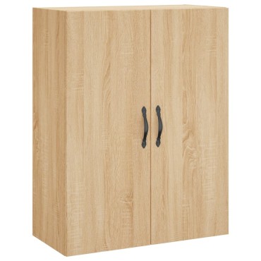 vidaXL Ντουλάπι Επιτοίχιο Sonoma Δρυς 69,5x34x90cm Επεξεργ. Ξύλο 1 τεμ.