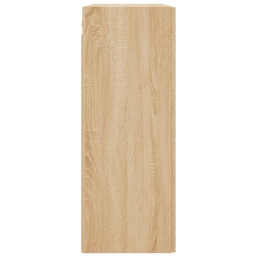 vidaXL Ντουλάπι Επιτοίχιο Sonoma Δρυς 69,5x34x90cm Επεξεργ. Ξύλο 1 τεμ.