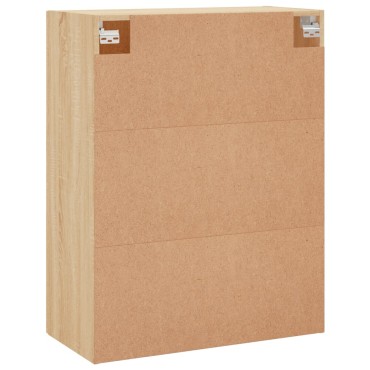 vidaXL Ντουλάπι Επιτοίχιο Sonoma Δρυς 69,5x34x90cm Επεξεργ. Ξύλο 1 τεμ.