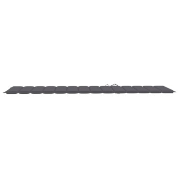 vidaXL Μαξιλάρι Ξαπλώστρας Ανθρακί 200x60x3cm από Ύφασμα Oxford
