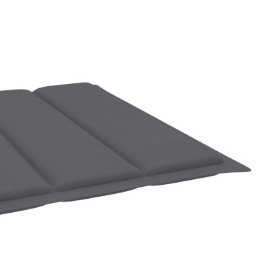 vidaXL Μαξιλάρι Ξαπλώστρας Ανθρακί 200x60x3cm από Ύφασμα Oxford