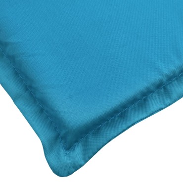 vidaXL Μαξιλάρι Ξαπλώστρας Μπλε Ρουά 200x60x3cm από Ύφασμα Oxford