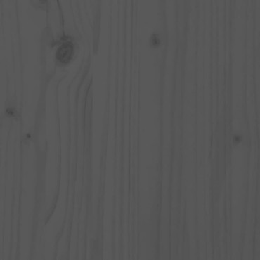 vidaXL Ζαρντινιέρα Γκρι 40 x 40 x 39 εκ. από Μασίφ Ξύλο Πεύκου