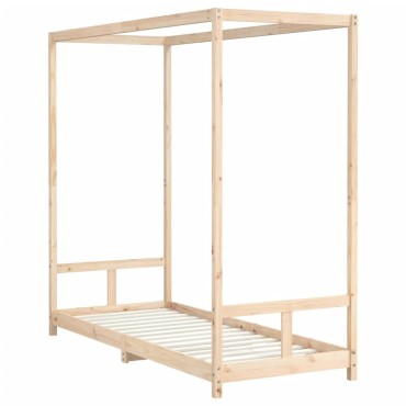 vidaXL Πλαίσιο Παιδικού Κρεβατιού 80x200cm από Μασίφ Ξύλο Πεύκου 1 τεμ. - Μονό