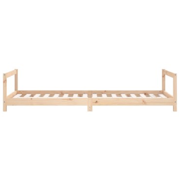 vidaXL Πλαίσιο Παιδικού Κρεβατιού 90x200cm από Μασίφ Ξύλο Πεύκου 1 τεμ. - Μονό