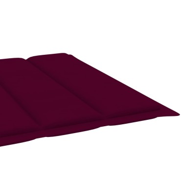 vidaXL Μαξιλάρι Ξαπλώστρας Μπορντό 200x60x3cm από Ύφασμα Oxford
