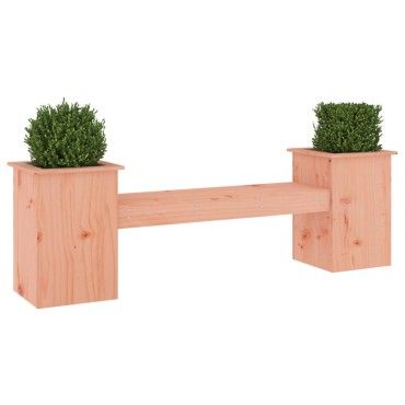 vidaXL Ζαρντινιέρα Παγκάκι 184,5x39,5x56,5cm από Μασίφ Ξύλο Douglas 1 τεμ.