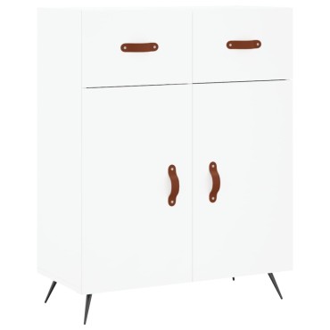 vidaXL Ντουλάπι Λευκό 69,5x34x180cm από Επεξεργασμένο Ξύλο 1 τεμ.
