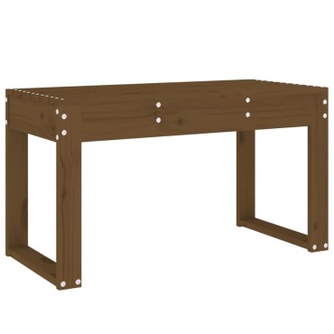 vidaXL Πάγκος Κήπου Μελί 80x38x45cm από Μασίφ Ξύλο Πεύκου