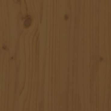 vidaXL Πάγκος Κήπου Μελί 80x38x45cm από Μασίφ Ξύλο Πεύκου
