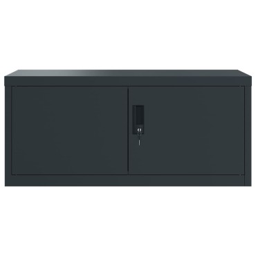 vidaXL Αρχειοθήκη Ανθρακί 90x40x40cm Ατσάλινη 1 τεμ.