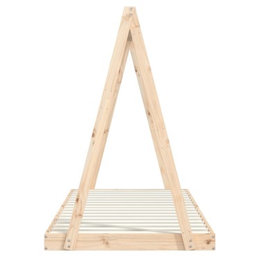 vidaXL Πλαίσιο Παιδικού Κρεβατιού 90x200cm από Μασίφ Ξύλο Πεύκου 1 τεμ. - Μονό