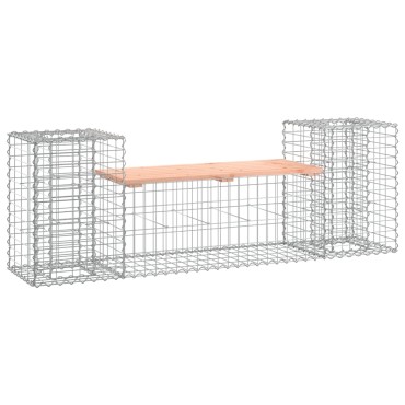 vidaXL Παγκάκι Συρματοκιβώτιο 183x41x60,5cm Μασίφ Ξύλο Ψευδοτσούγκας 1 τεμ.