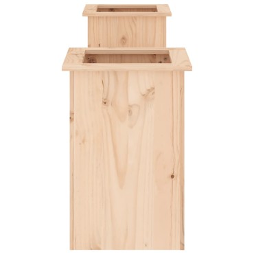 vidaXL Ζαρντινιέρα Παγκάκι 184,5x39,5x56,5cm από Μασίφ Ξύλο Πεύκου 1 τεμ.