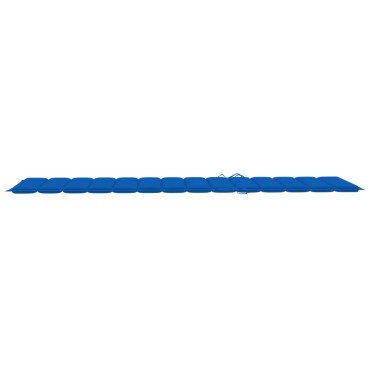 vidaXL Μαξιλάρι Ξαπλώστρας Μπλε Ρουά 200x70x3cm από Ύφασμα Oxford