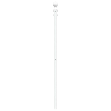 vidaXL Κεφαλάρι Λευκό Μεταλλικό 125x3x97cm 1 τεμ.