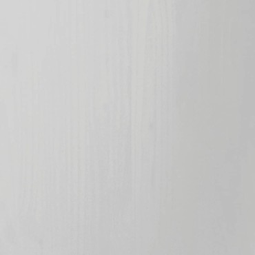 vidaXL Ντουλάπι Κυλιόμενο με Γραφείο MOSS Λευκό από Μασίφ Ξύλο Πεύκου 105,5x39x74,5cm 1 τεμ.
