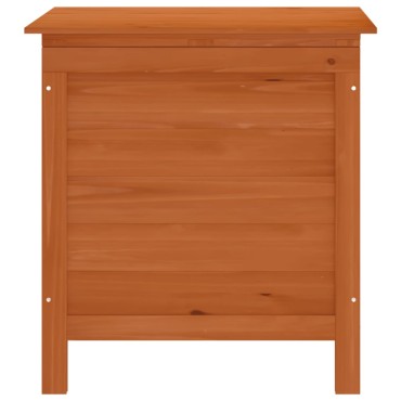 vidaXL Μπαούλο Αποθ. Κήπου Καφέ 50x49x56,5cm Μασίφ Ξύλο Ελάτης 1 τεμ.
