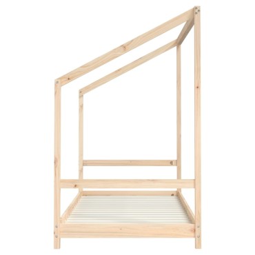 vidaXL Πλαίσιο Παιδικού Κρεβατιού 90x190cm από Μασίφ Ξύλο Πεύκου 1 τεμ. - Μονό