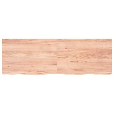 vidaXL Πάγκος Μπάνιου Αν. Καφέ 180x60x(2-6) εκ. Επεξεργ. Μασίφ Ξύλο