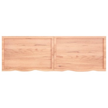 vidaXL Πάγκος Μπάνιου Αν. Καφέ 180x60x(2-6) εκ. Επεξεργ. Μασίφ Ξύλο