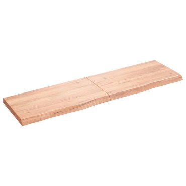 vidaXL Πάγκος Μπάνιου Αν. Καφέ 180x50x(2-6) εκ. Επεξεργ. Μασίφ Ξύλο