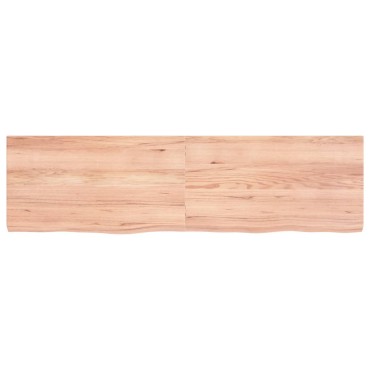 vidaXL Πάγκος Μπάνιου Αν. Καφέ 180x50x(2-6) εκ. Επεξεργ. Μασίφ Ξύλο