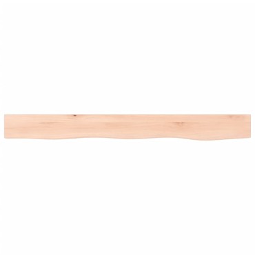 vidaXL Ράφι Τοίχου 100x10x4cm από Ακατέργαστο Μασίφ Ξύλο Δρυός 1 τεμ.