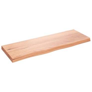vidaXL Πάγκος Μπάνιου Αν. Καφέ 80x30x(2-4) εκ. Επεξεργ. Μασίφ Ξύλο