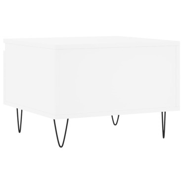 vidaXL Τραπεζάκια Σαλονιού 2 τεμ. Λευκά 50x46x35cm Επεξεργ. Ξύλο