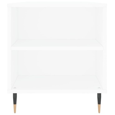 vidaXL Τραπεζάκι Σαλονιού Λευκό 102x44,5x50cm από Επεξεργασμένο Ξύλο 1 τεμ.